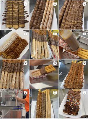 Churro Toppings. Yummy!!!