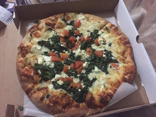 Greek pizza