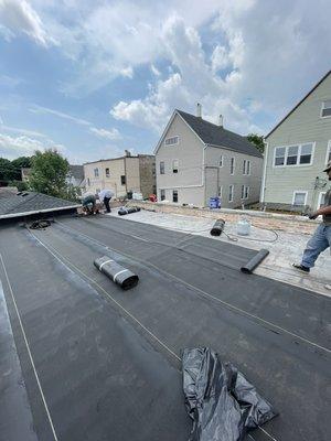 Firestone APP 160 Modified Bitumen roof system overlay