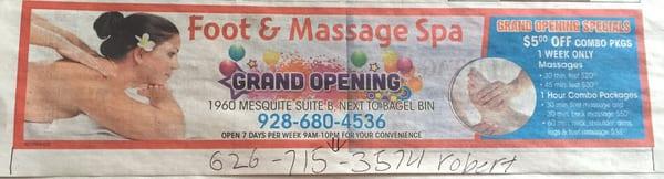 foot&massage spa