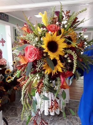 A beautiful Fall Bridal Bouquet.