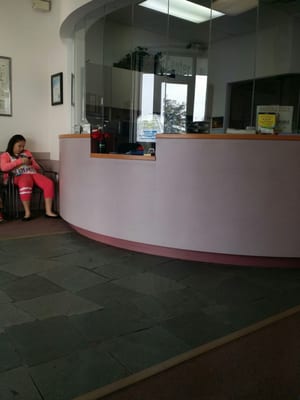 Receptionist area