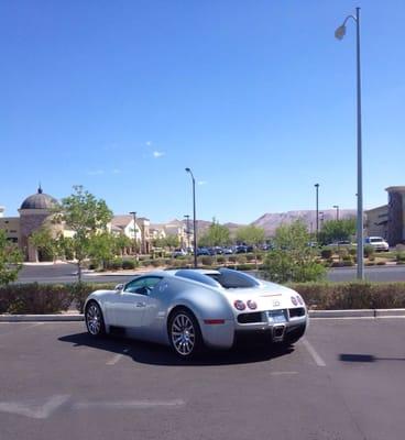 Casual Bugatti in the parking lot. Oh, Southern Highlands...