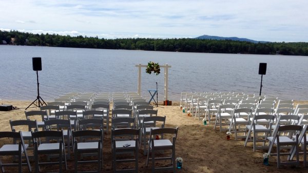 Beach-side Wedding Ceremony Sound System