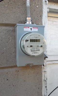 METER SOCKETS INSTALLED