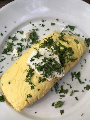 The greenmarket omelette.