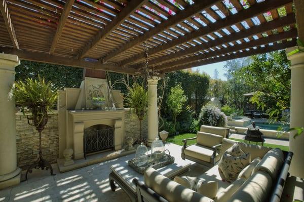 Renovated backyard & patio - San Marino CA