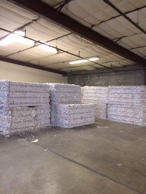 60,000 pounds of securely shredded paper heading to the recycler!