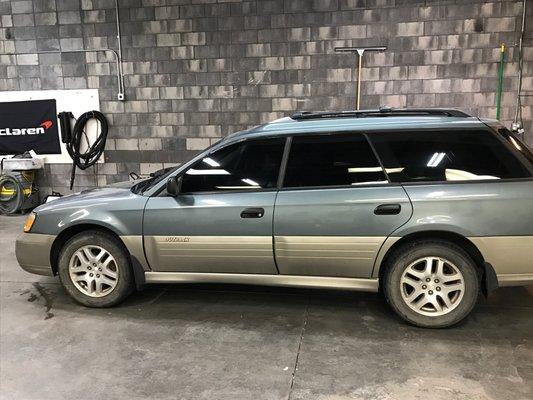 Subaru Outback After window tint.