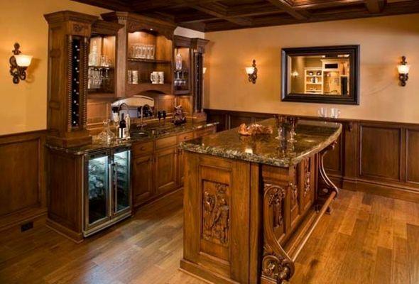 Northland Cabinets, Inc, Maple Grove, MN Custom Bar With Amazing Details