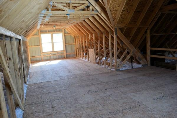 attic decking installed