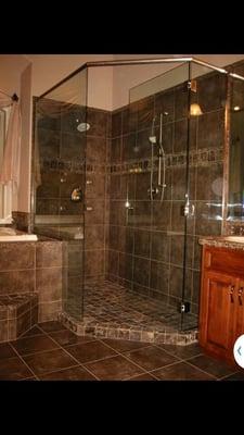 custom showers