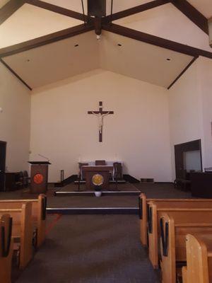 Closer picture of altar