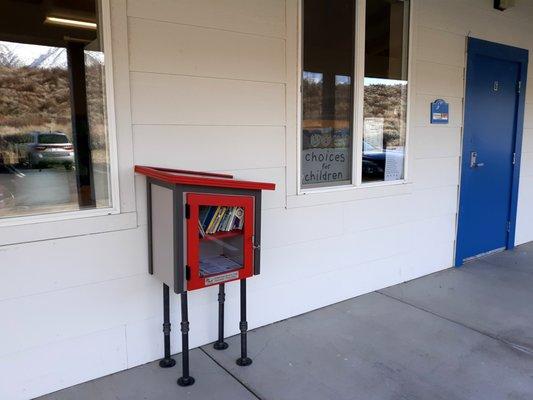 Little Free Library in front of our office