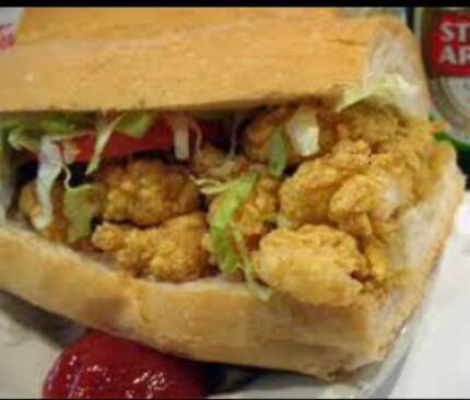 Shrimp poboy. Best in Norco.