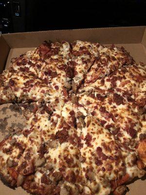 God Father's meat lovers pizza  The best