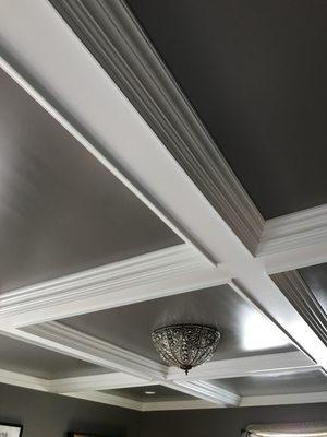 Coffered ceiling