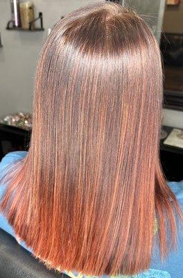 Copper red foilyage