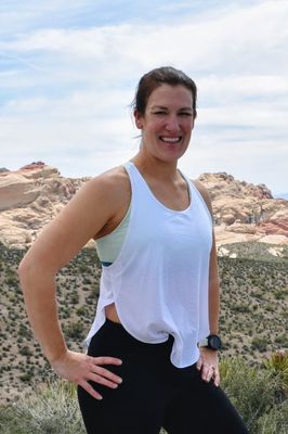 Hi!  I'm Katie!  I help athletes avoid pain and injury while maintaining the training they love!