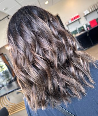 Chocolate beige balayage