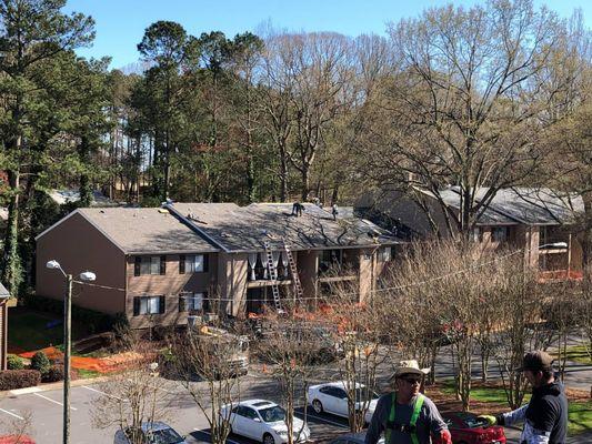 Apartment Complex Roof Replacement in Greensboro, NC