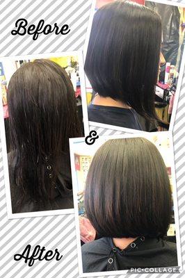 Women's cut $15 Hairstylist Norma Flores