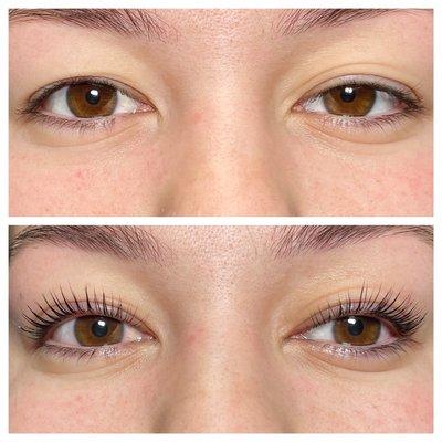 Keratin Lash Lift + Tint