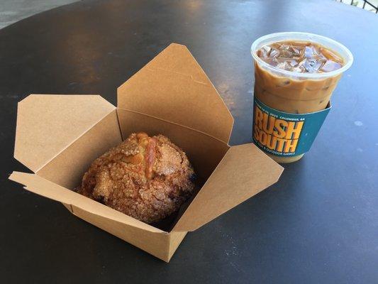 Cranberry Walnut Muffin & Smoke Latte