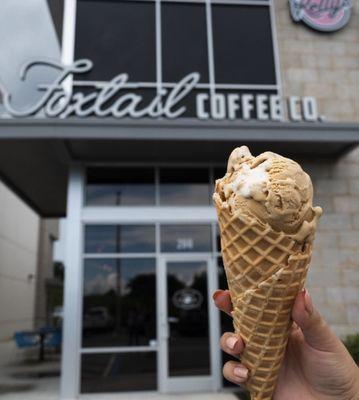 What a better pair? Foxtail Coffee + Ice cream! The best of both worlds.