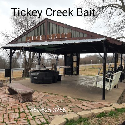 Live Bait Shop located on CR 952 on the way to Tickey Creek Park!