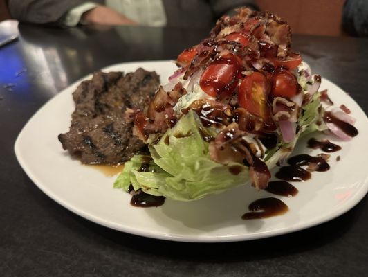 Steak and Wedge Salad