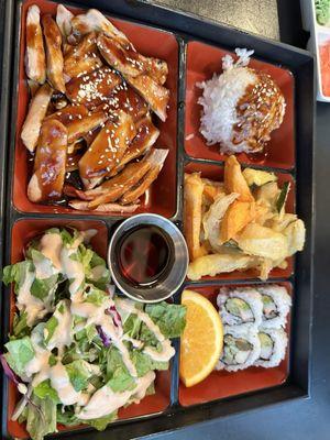 Teriyaki chicken bento box