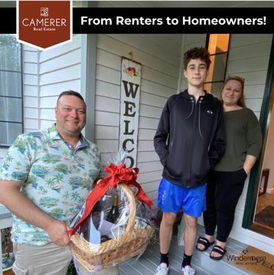 From renters to homeowners!