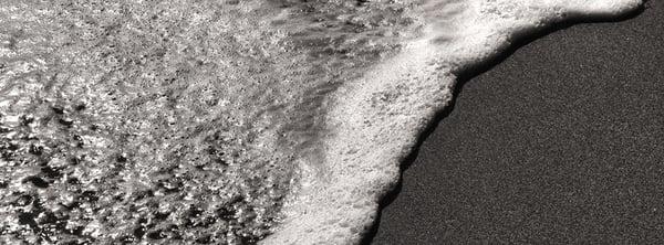 Foamy surf off Ventura California