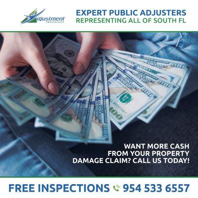 We've helped clients get up to 4x more money than their insurance company offered them! We can represent you on your property damage claim.