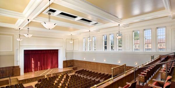 The gorgeous old style auditorium