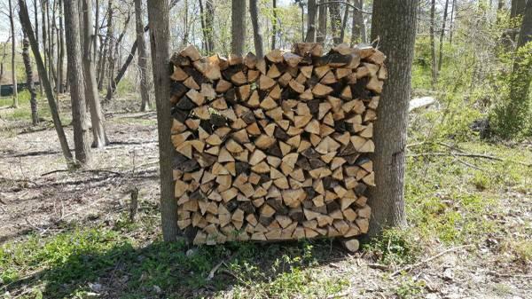 Wood Log Stacking