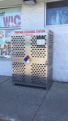 Propane exchange available!!