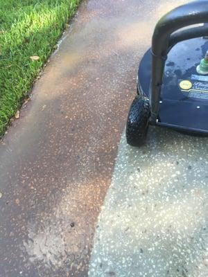 Rust removal using green product...