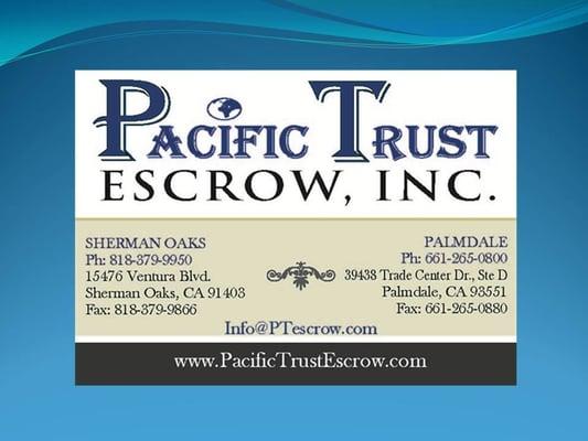 Pacific Trust Escrow Inc