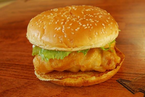 Fresh fish sandwich