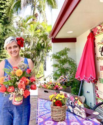 Catch Brendarita, our floral designer, at our once a month pop-up flower shop in San Clemente!