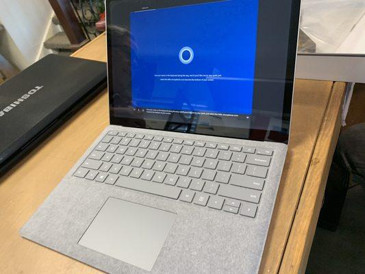 Brand New Surface Laptop 2 256gb. Transferred Data and Setup QuickBooks. Enjoy!