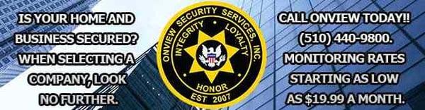 When needing security guards or a security system. Call OnView today!