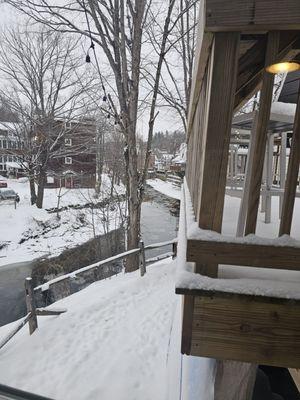 View from dining room