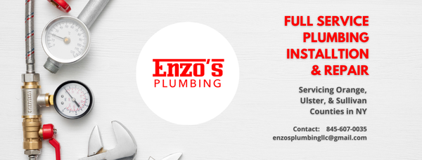 Full service plumbing installation & repair. 
Servicing Orange, Ulster, and Sullivan Counties in NY. 

Residential Plumber