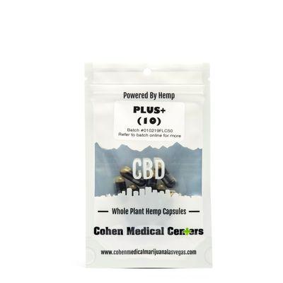 Whole Plant Hemp Capsules Plus-50mg