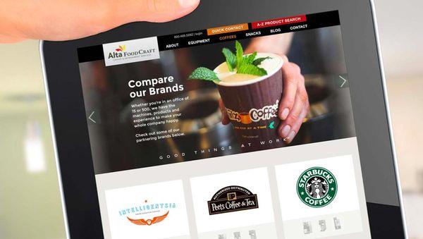 Alta Foodcraft website redesign