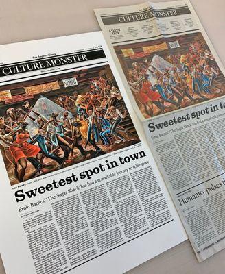 We can also scan and digitally enhance your saved newspaper articles for framing.