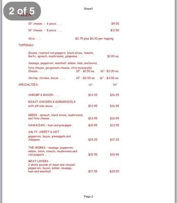 Mosca's Menu p.2